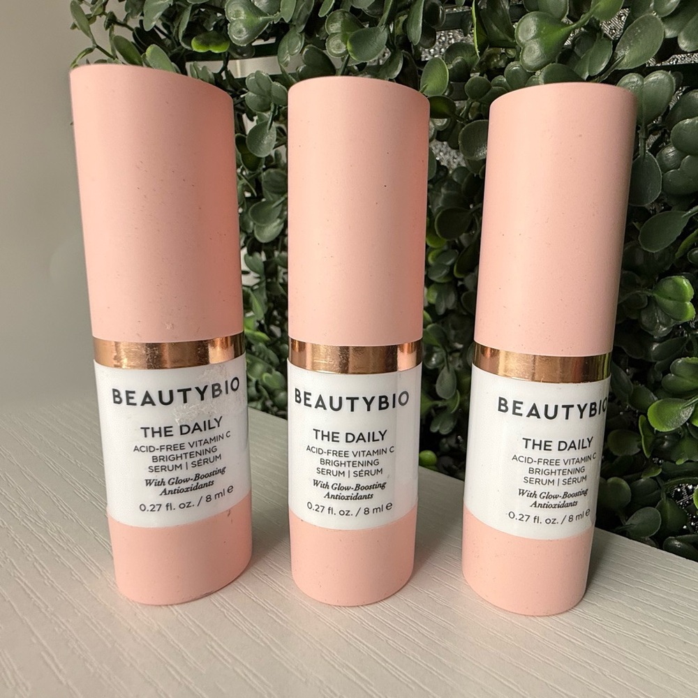 NEW Beautybio The Daily Brightening Serum - bundle of 3 (32 mL total)